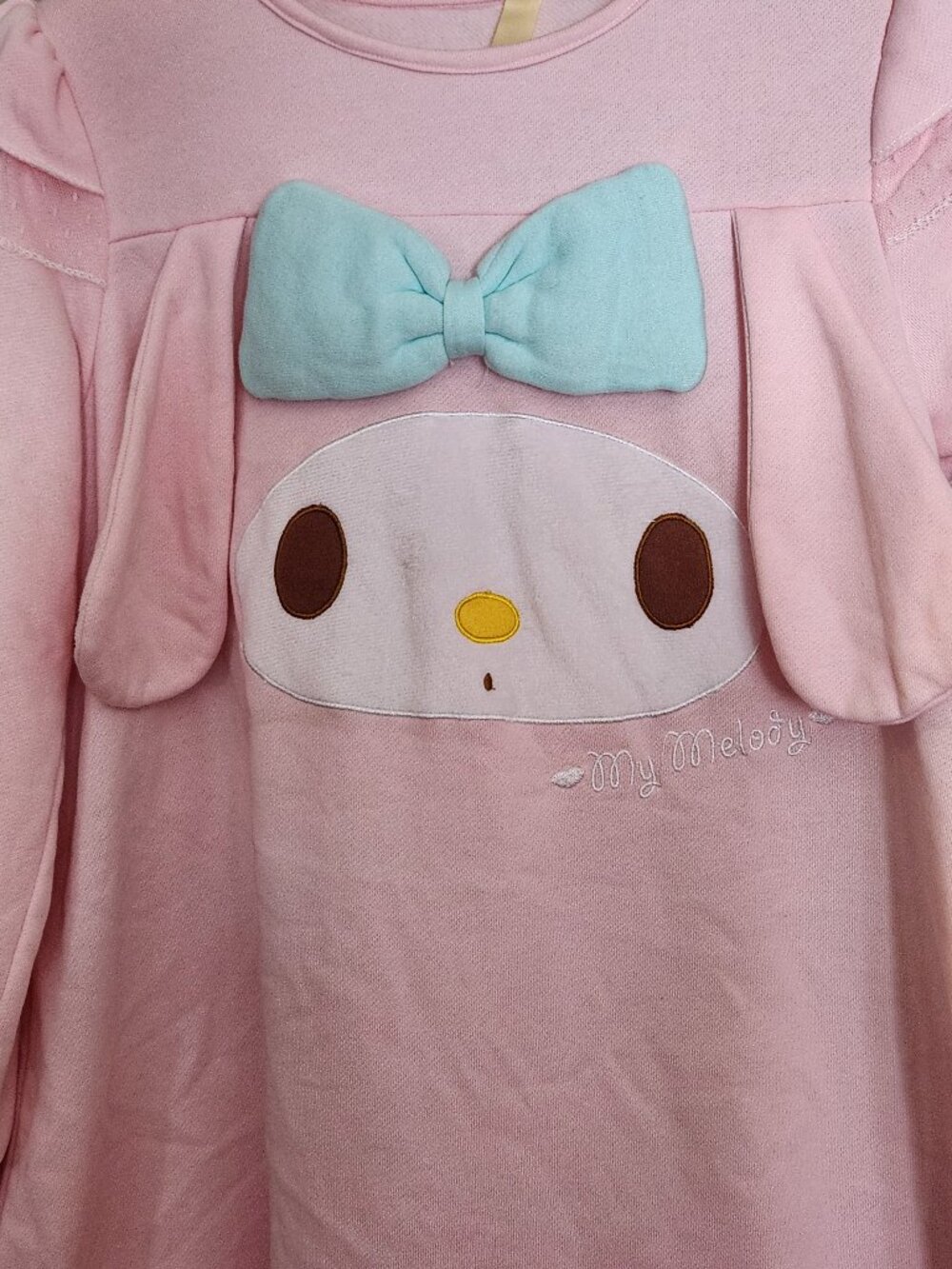 my melo melody pink sweater mini dress RARE kawaii coquette hello kitty
